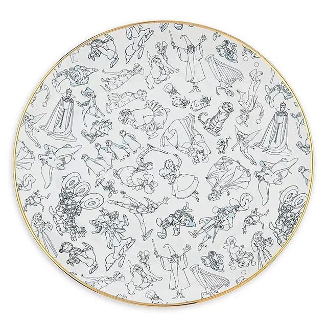 Disney Ink & Paint Ceramic Dinner Plate