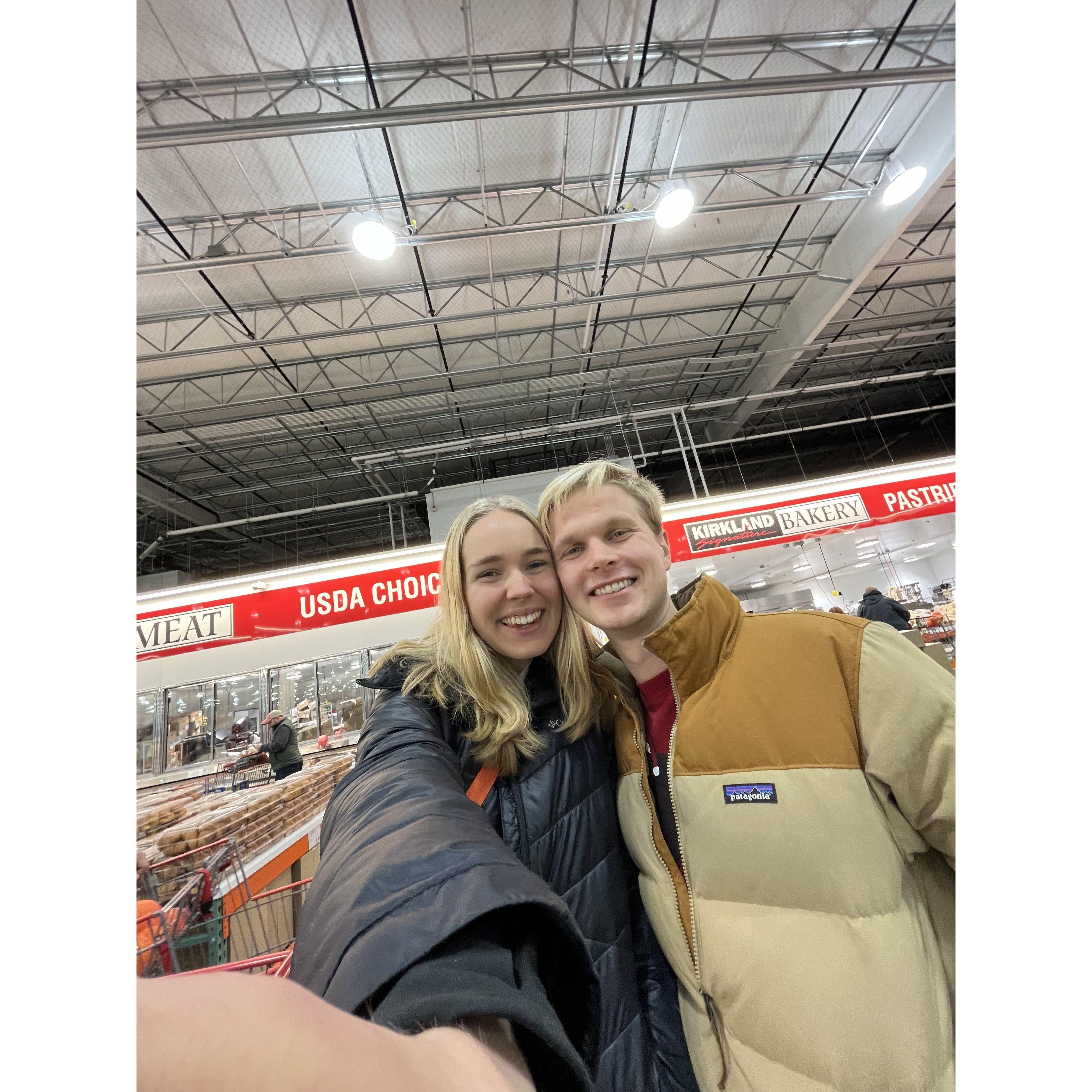My maiden voyage to Costco (Ethan's favorite place)