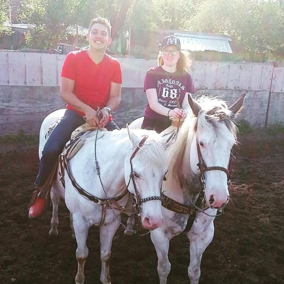 First time on a horse! - May 2018