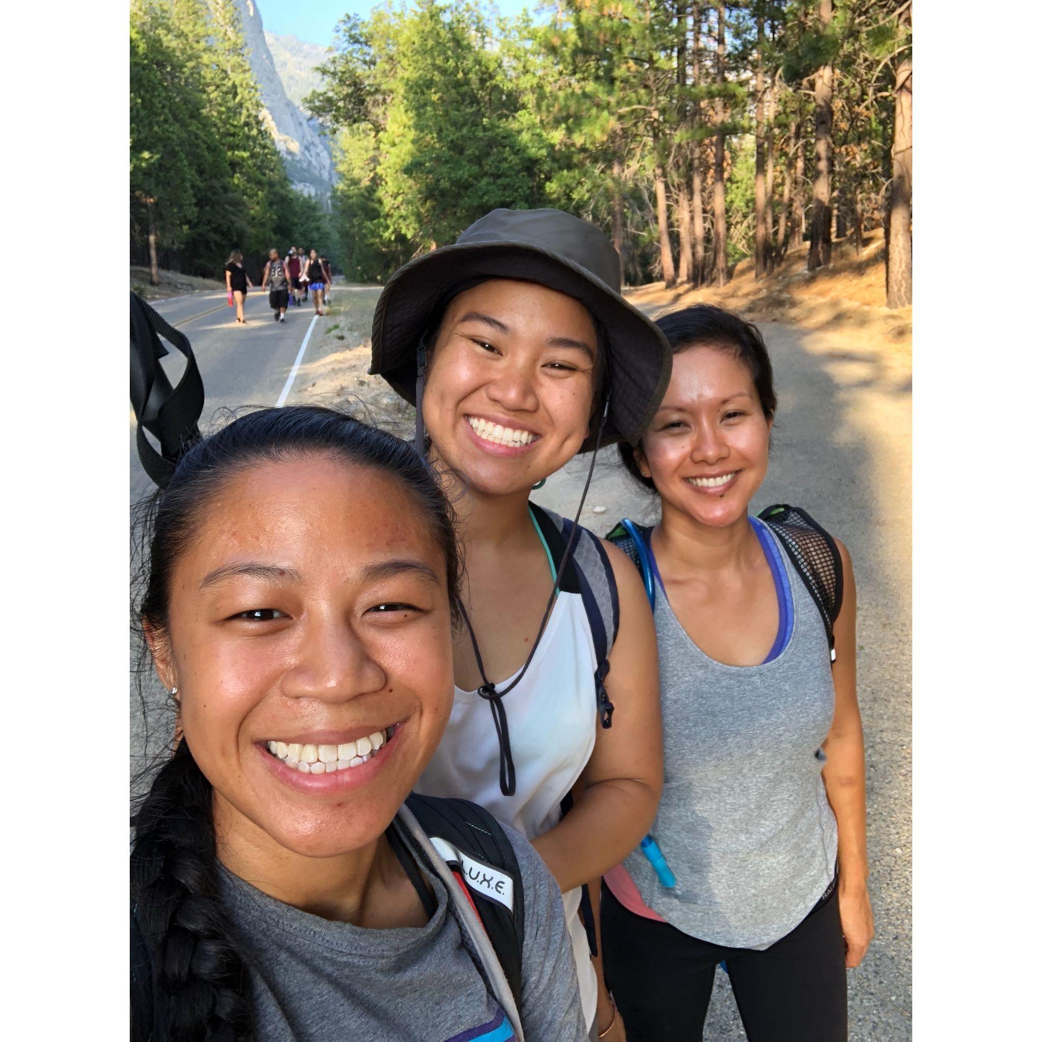 Hiking with friends in Sequoia!