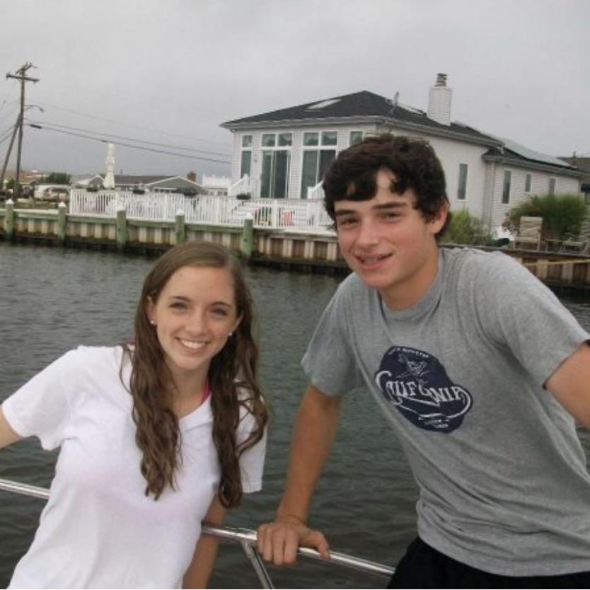 15 years old on a boat down the Jersey shore