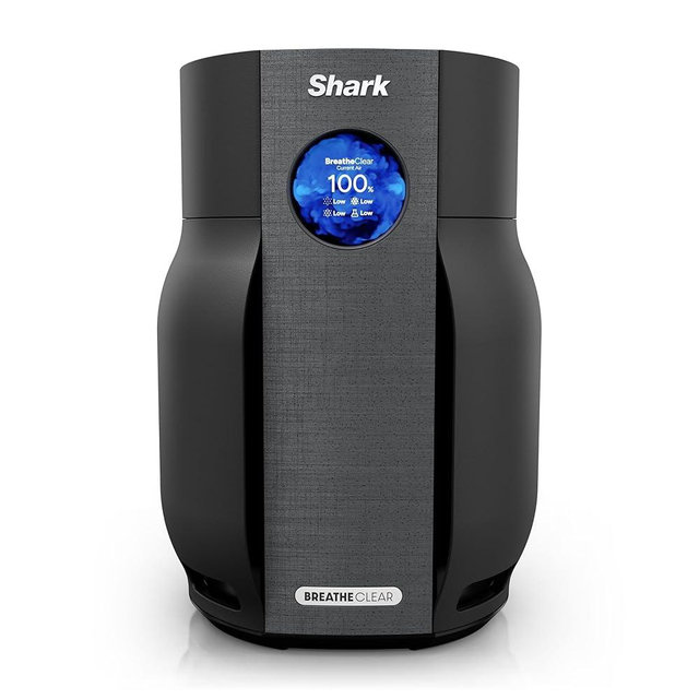 Shark BreatheClear with NeverChange, Intelligent Air Purifier for Home, HEPA-Exceeding In Every Mode for Dust, Dander, Allergens & More, Zero Filter Changes for Up To 6 Years, Charcoal, HP162BK (2026)