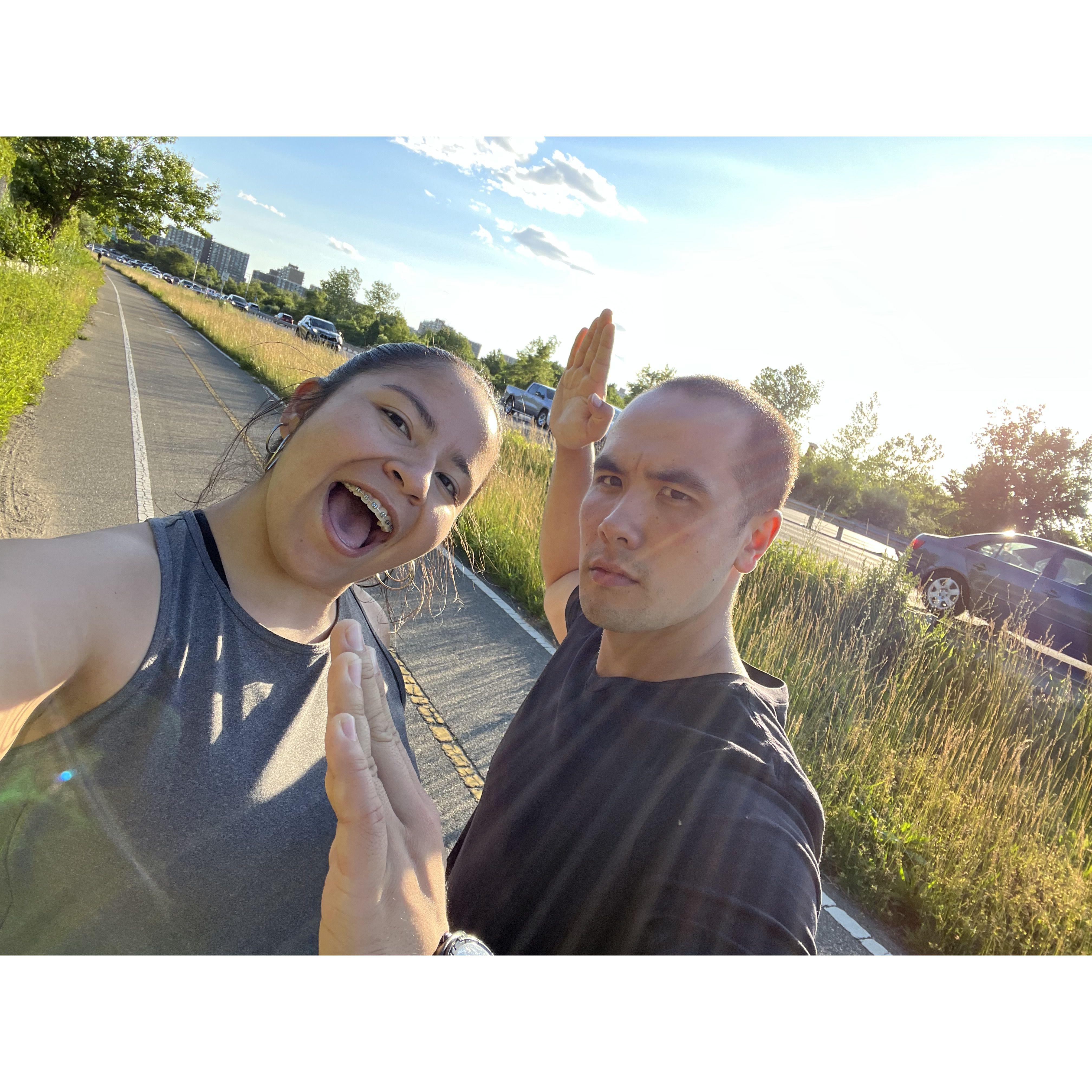 Having fun, taking more walks :)