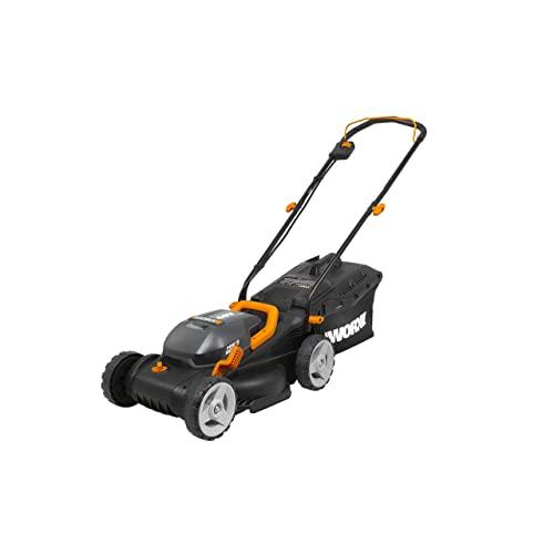WORX WG779 40V Power Share 4.0 Ah 14" Lawn Mower w/ Mulching & Intellicut (2x20V Batteries)