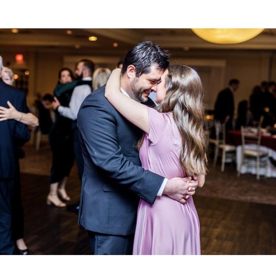 Our first dance as a couple. On the night before, we said "I love you" for the first time. Andres said it first ;)