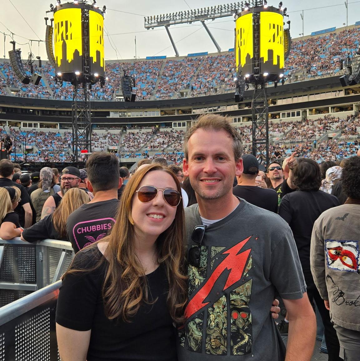 First Metallica concert for 1 of us - guess who?