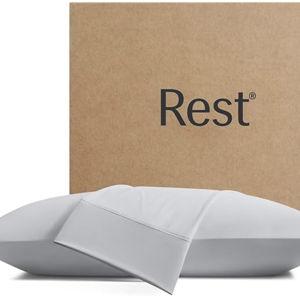 REST® Evercool®+ Cooling Pillowcases Standard 2 Pillowcases Light Gray