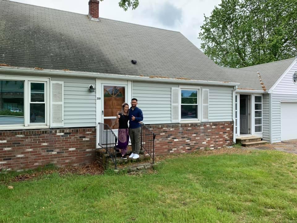 We bought our first home and also found out we were expecting a baby!
