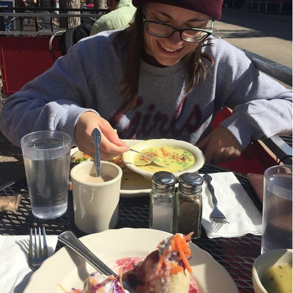 Another food date when we first started dating at Himal Chuli in Madison, WI.
October 8, 2016.