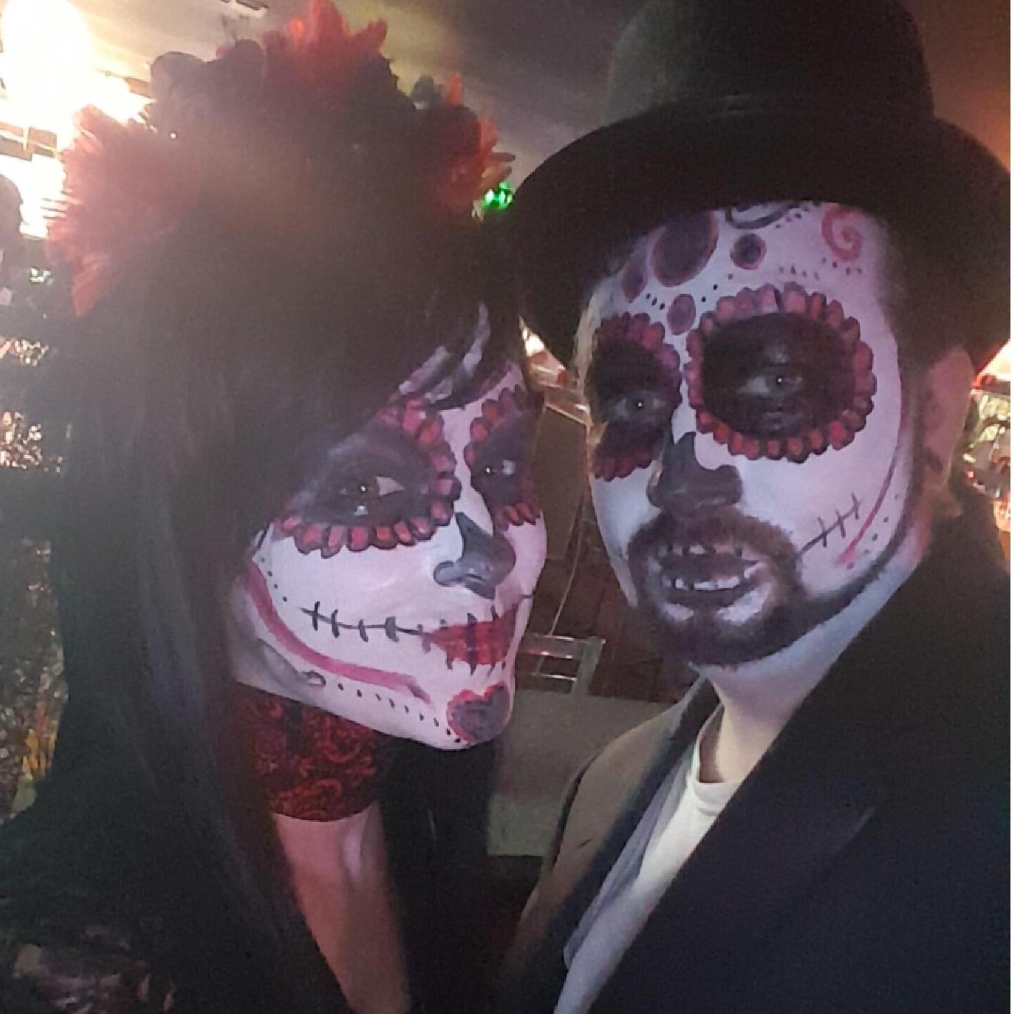We both love Halloween almost as much as we love eachother!