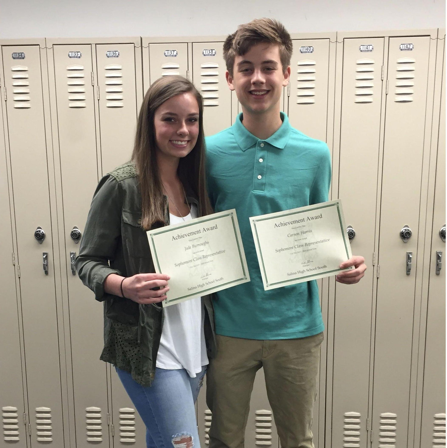 Carson and I were both voted class representatives of our class 3 years in a row