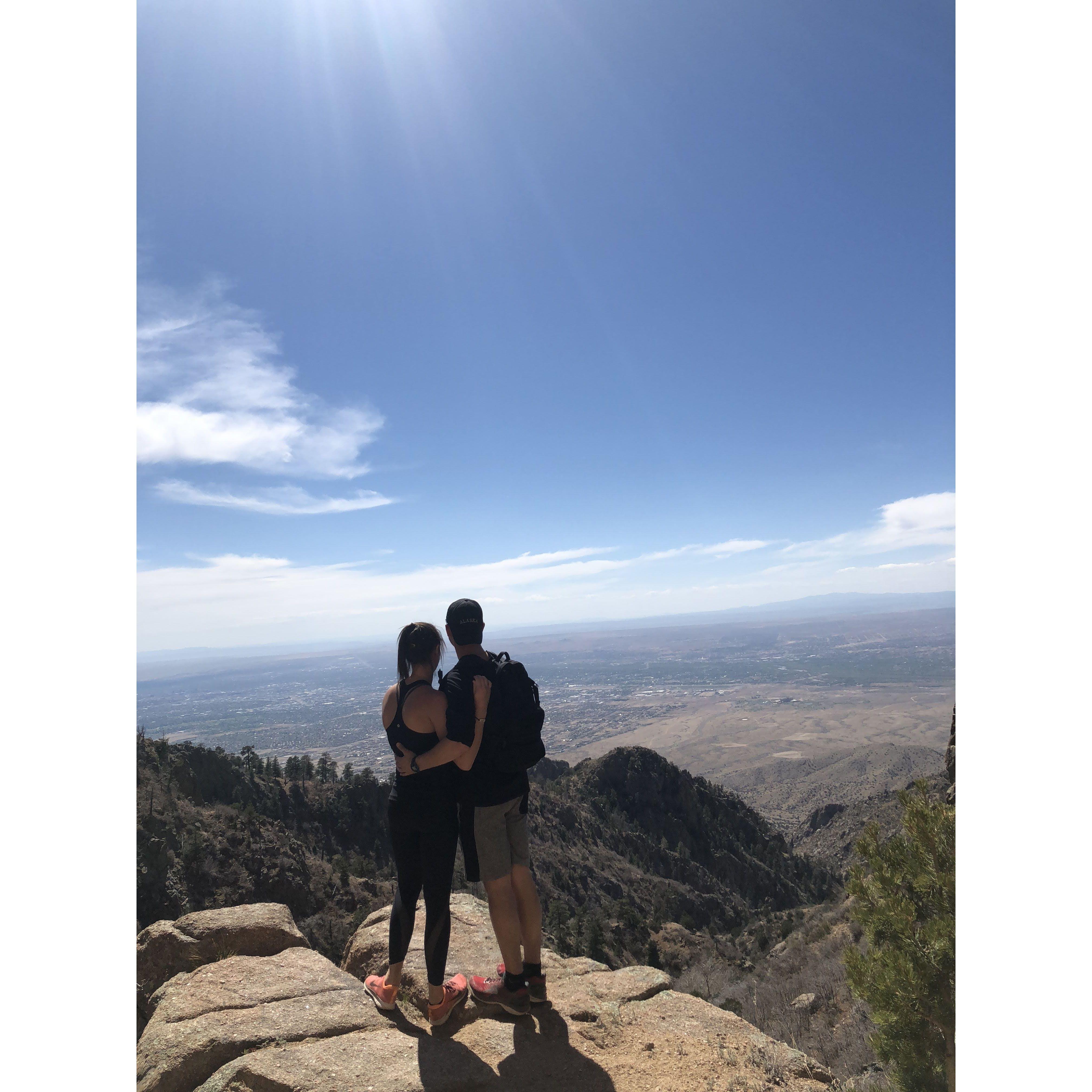 Hiking La Luz Trail in New Mexico! April 2018