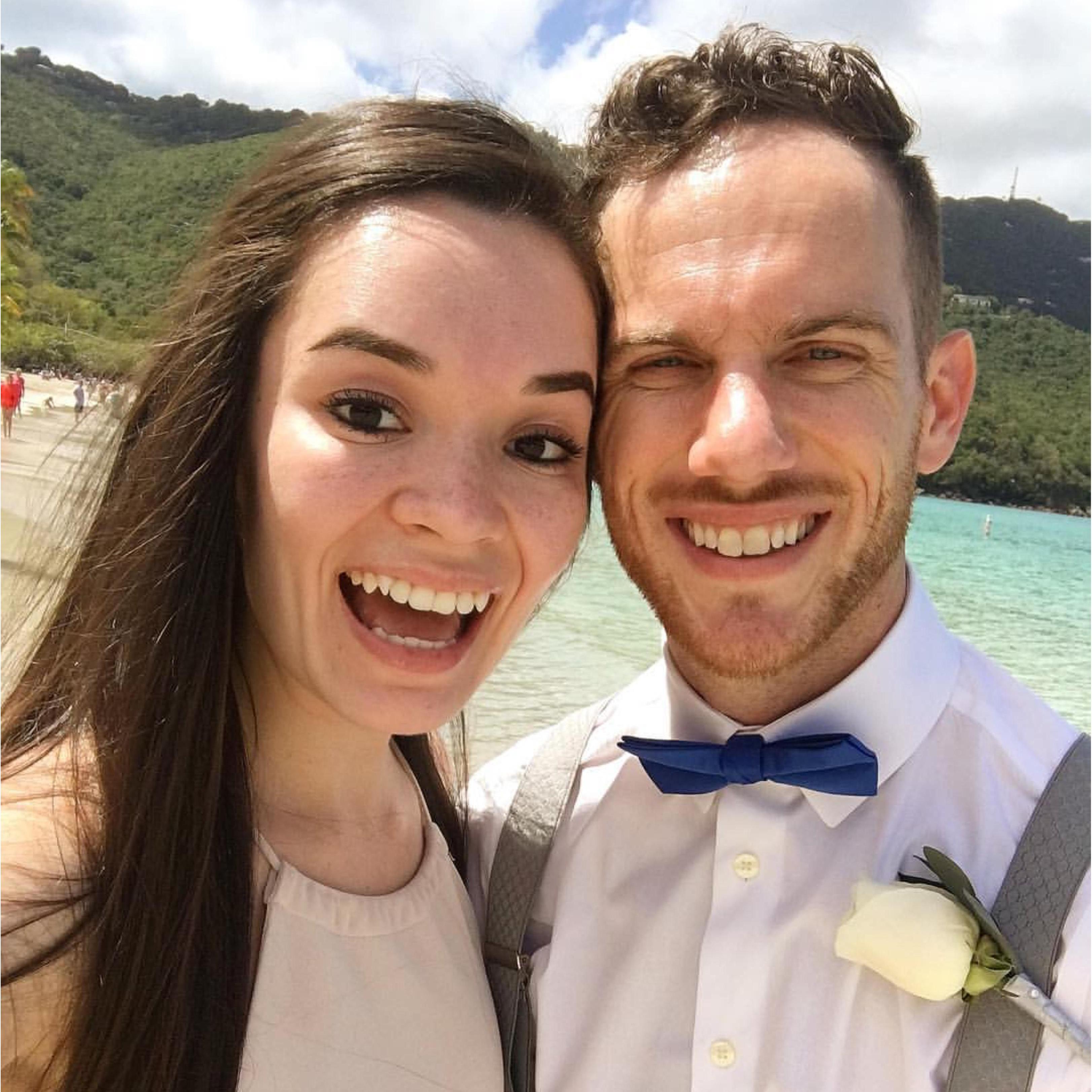 2017 - when we went on our first vacation, to the Caribbean.
