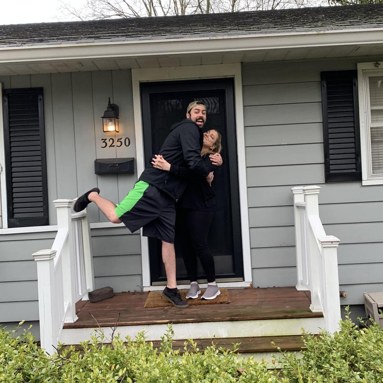 Right after we moved in together