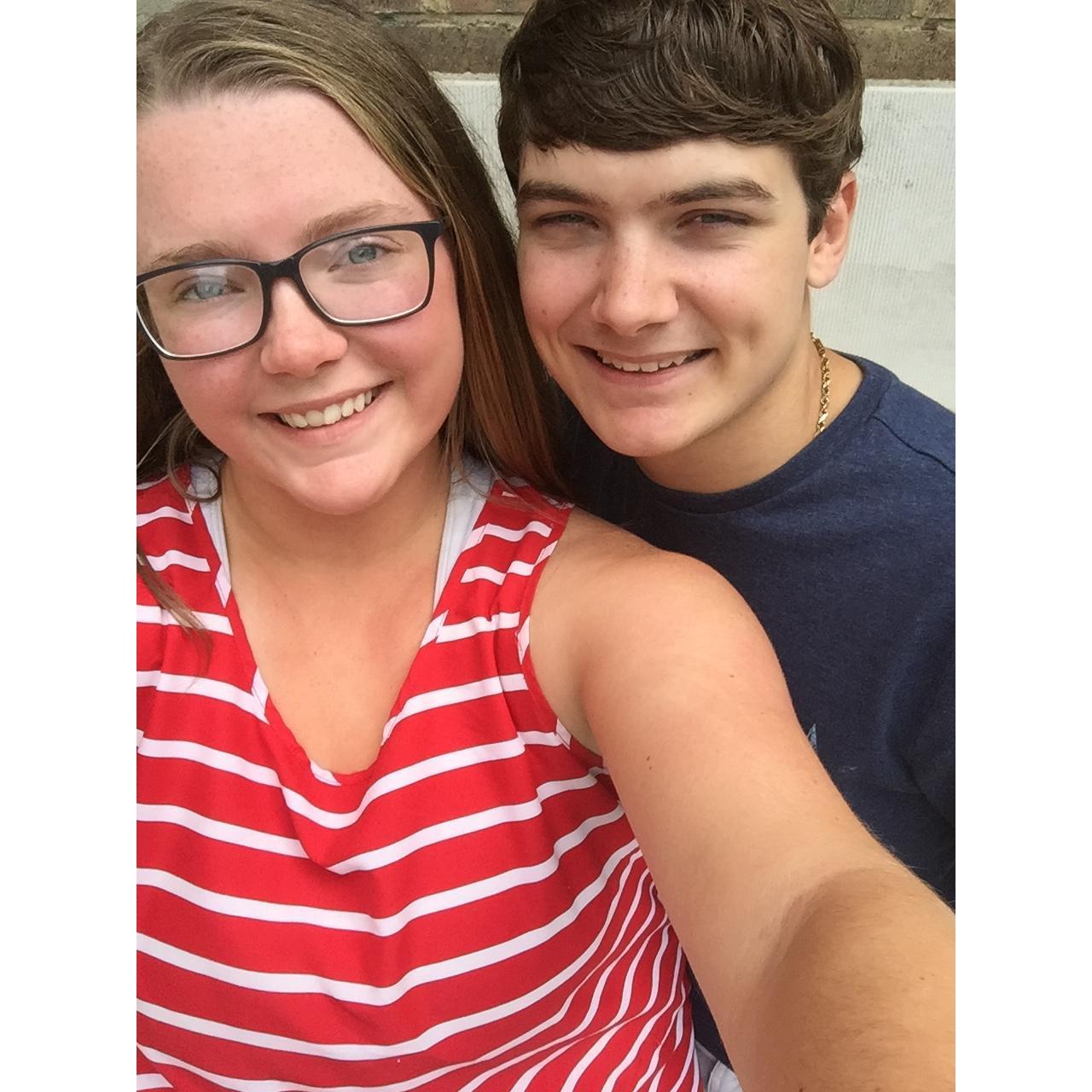 First Day of our senior year at Coker University!