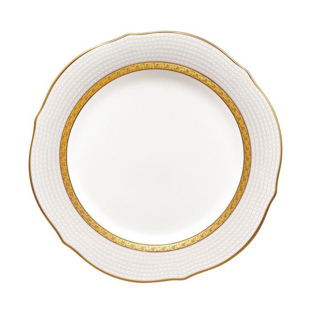 Noritake Charlotta Gold Scalloped Accent Plate