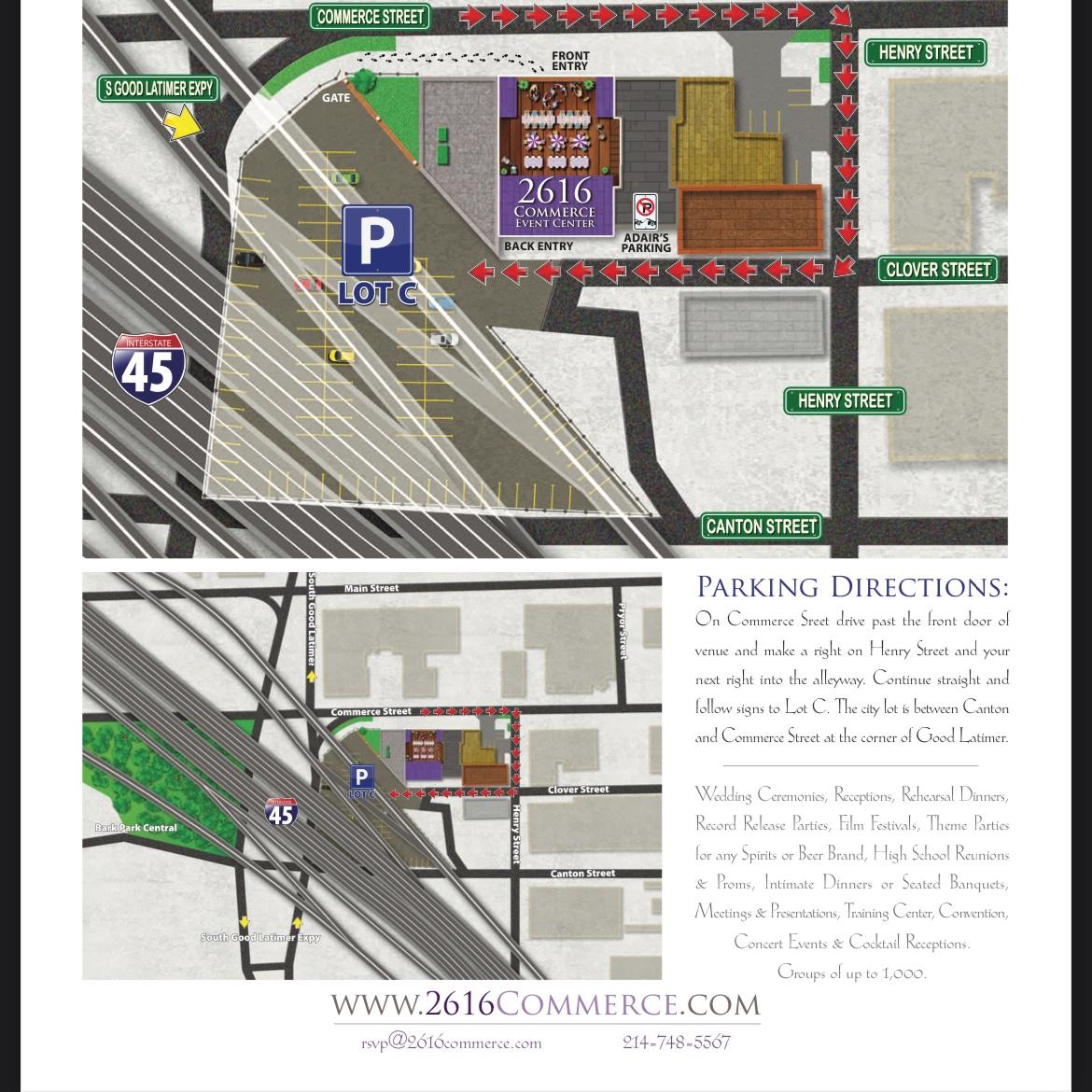 We have reserved lot C for our guests!