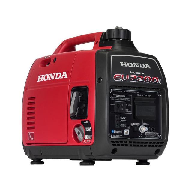 2200-Watt Recoil Start Gasoline Powered Inverter Generator with 20 Amp Outlet