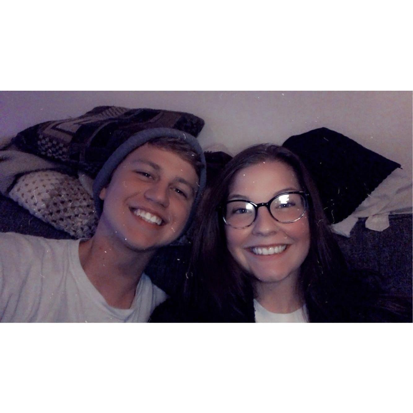 Our first picture of just us together