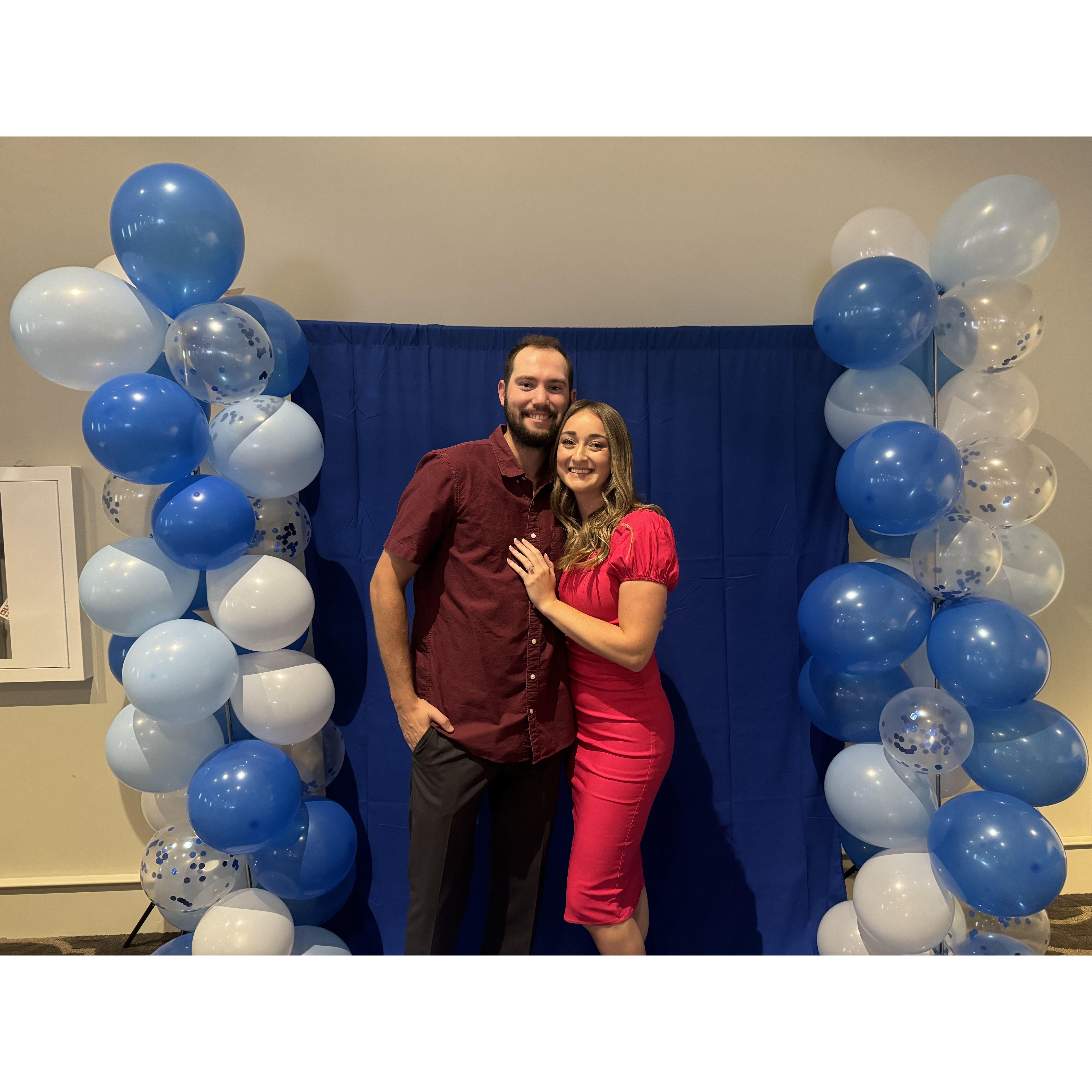 Taylor's white coat ceremony & Jarret doing what he does best (supporting her)