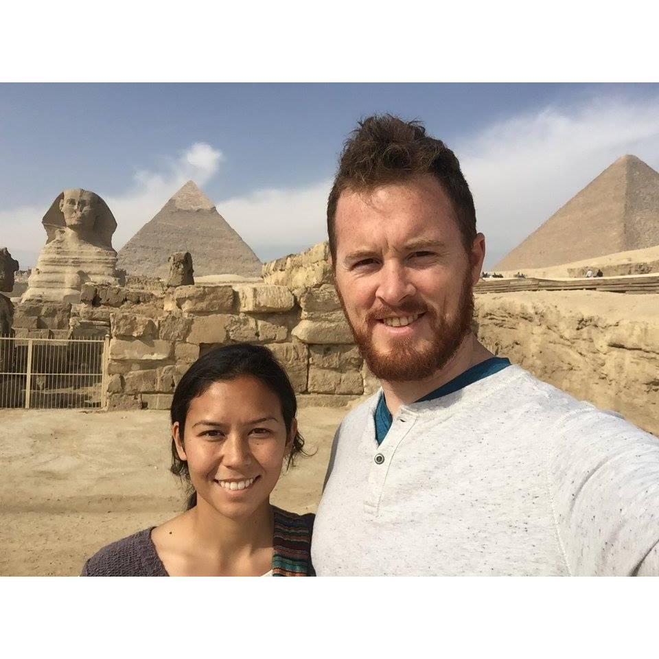 Their first time seeing the Pyramids!