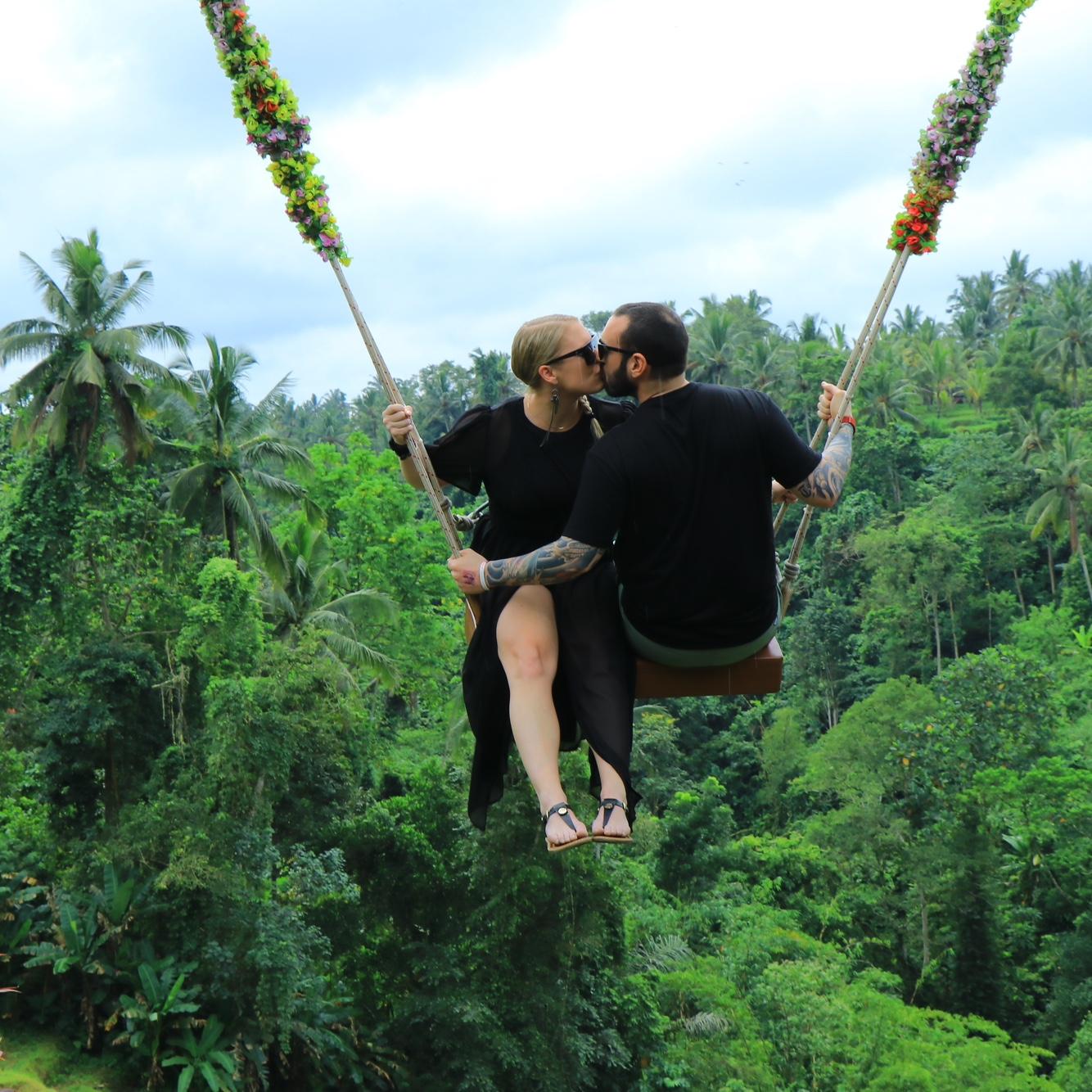 In 2023, we were fortunate enough to visit Bali and this was the main reason Kelly wanted to visit…for this Bali swing photo opportunity.