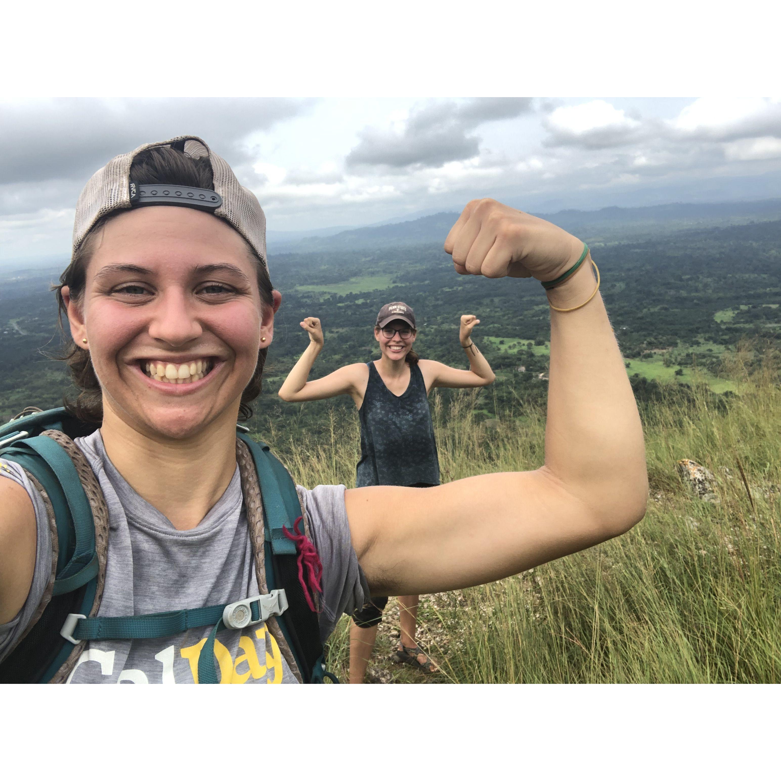 Us hiking in Ghana!