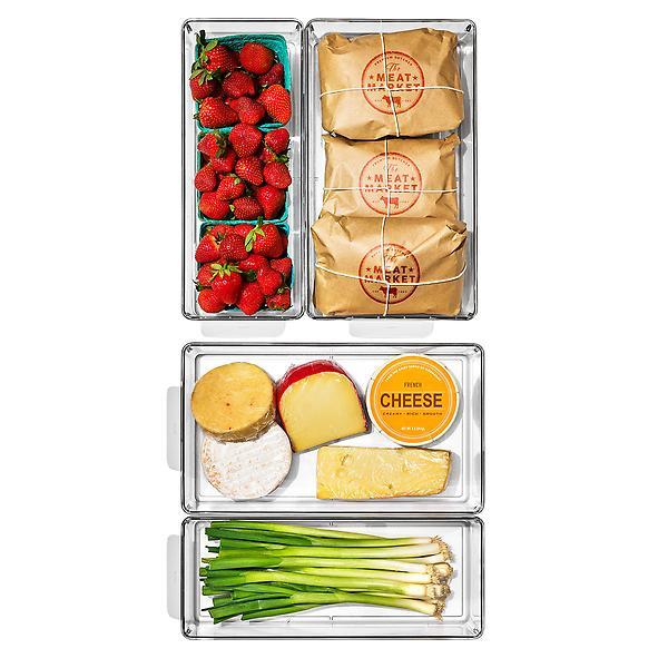 OXO Good Grips 4-Piece Refrigerator Storage Bin Starter Set