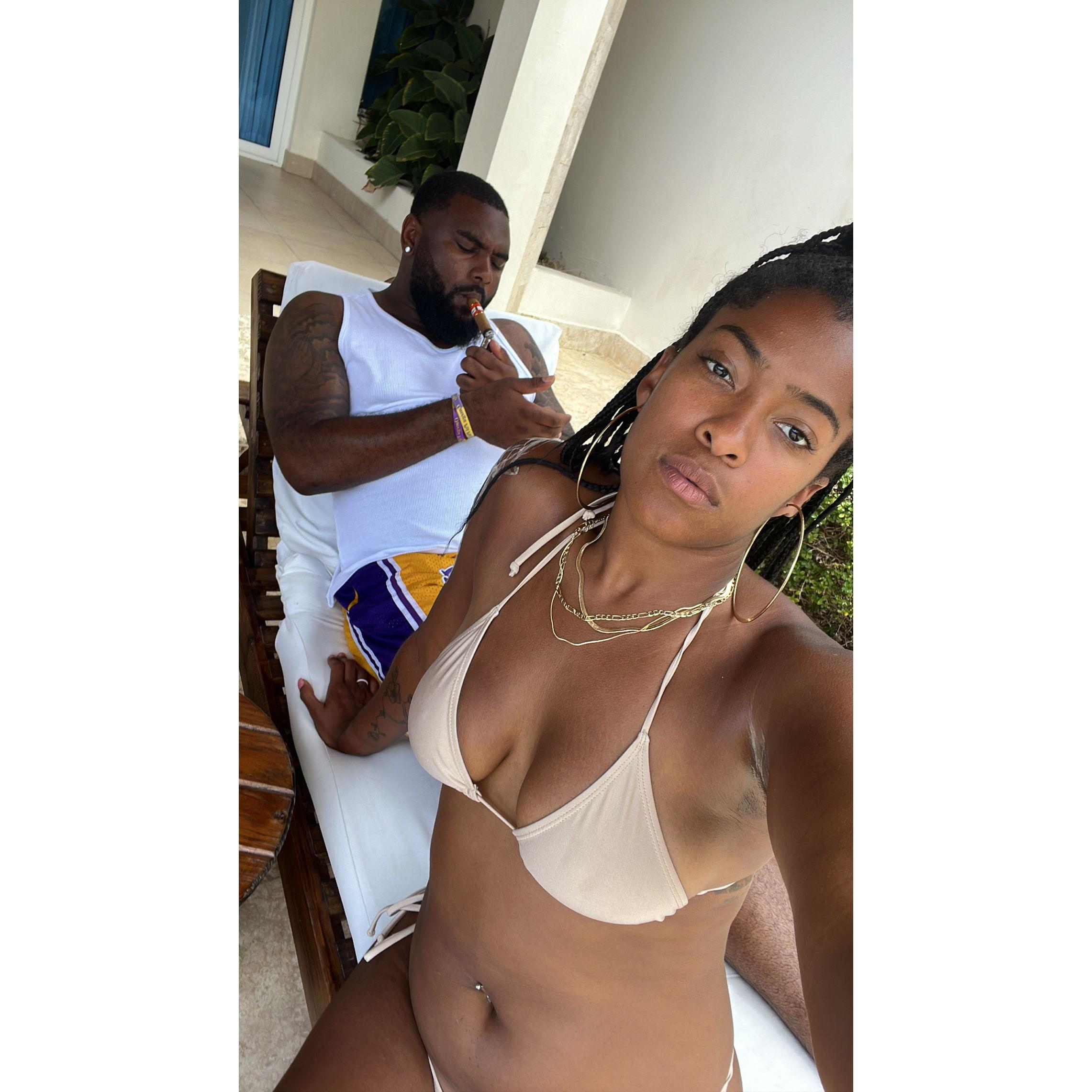 Raquel's Ph.D. graduation trip to D.R.