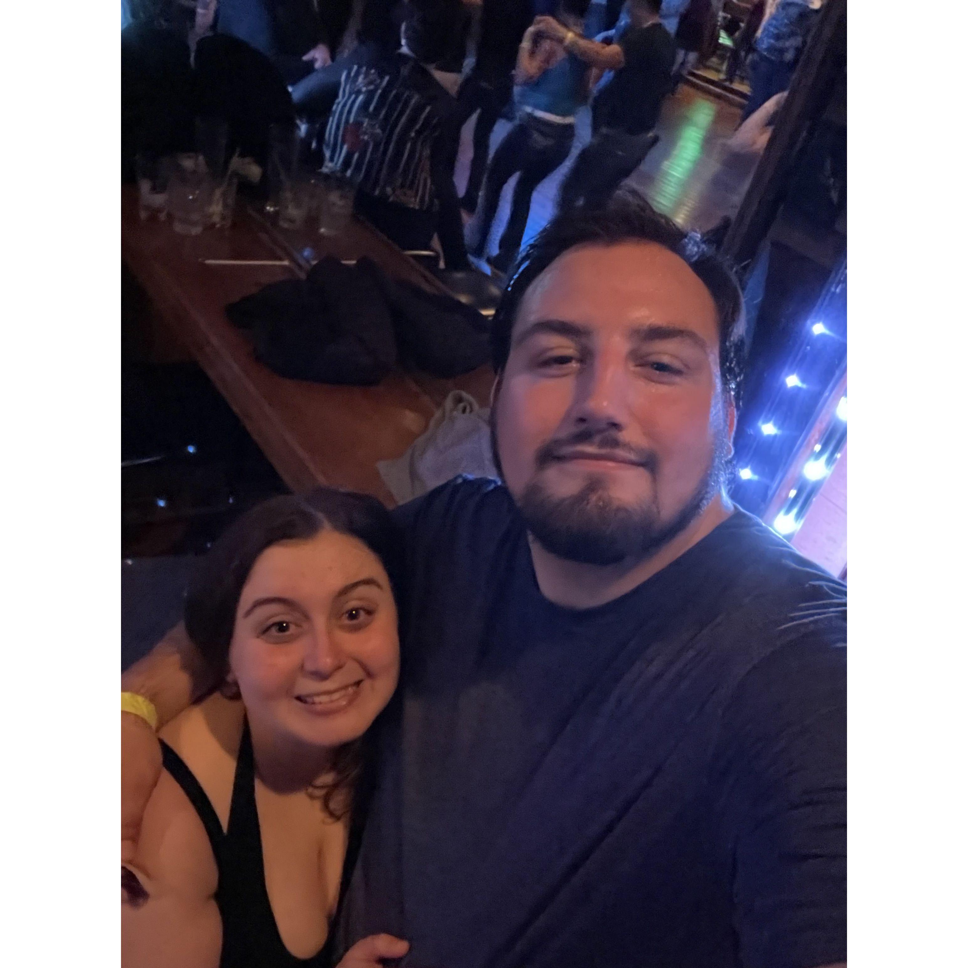 The first "I love you" was the week before this photo was taken at Prospectors