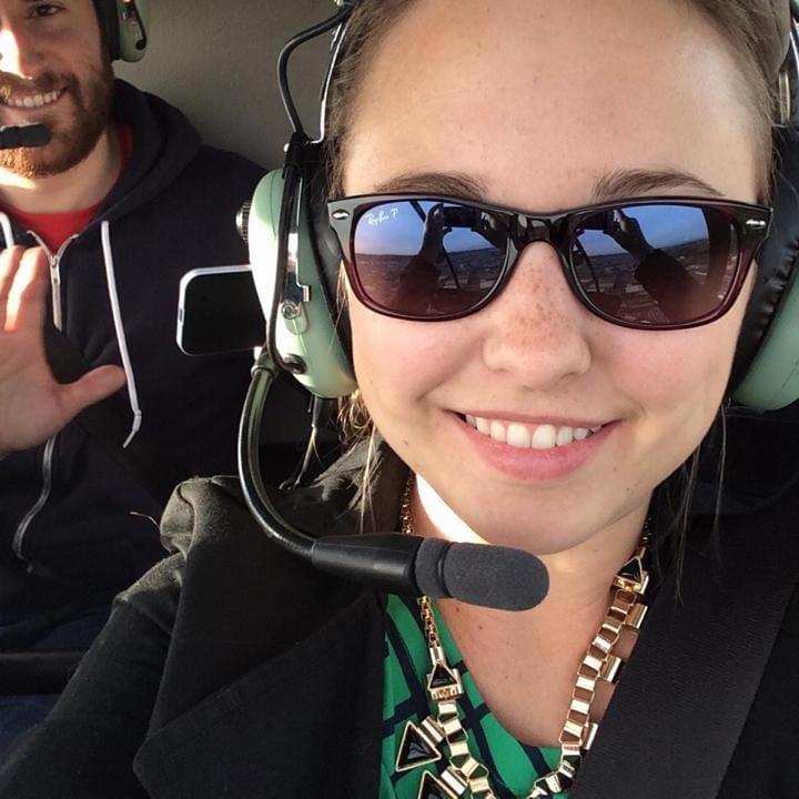 Flying in a helicopter for Todd’s birthday