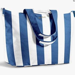Fit & Fresh Large Beach Bag - Cobalt Stripe