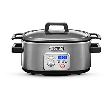 De'Longhi CKS1660D Livenza Slow Cooker With Stovetop Safe Pot 