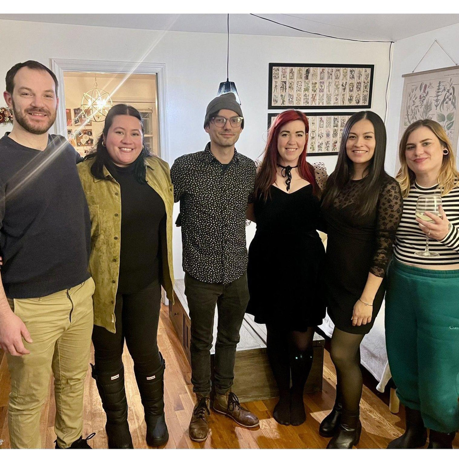 Meet our wedding party! Dinner party to make it official - Steve cooked an amazing dinner and we're so excited! January 2025