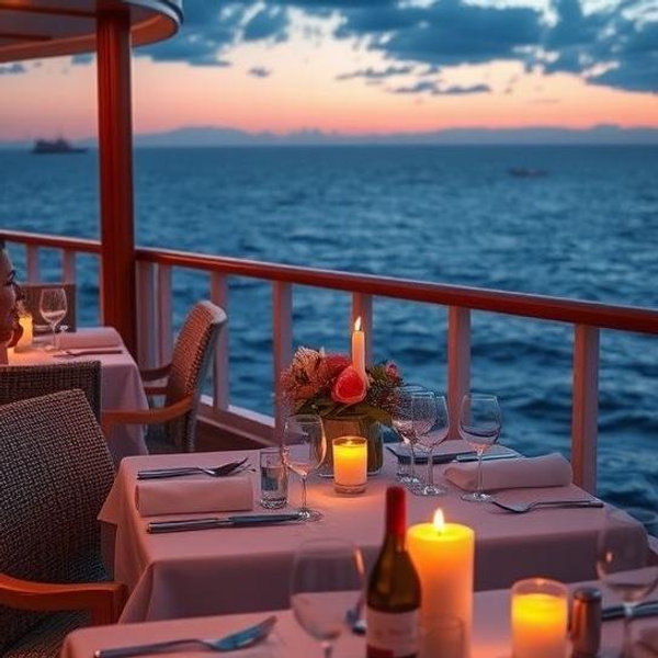 Dinner at Sea 🚢🌅