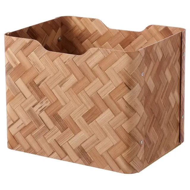 BULLIG Box, bamboo/brown9 ¾x12 ½x9 ¾ "
