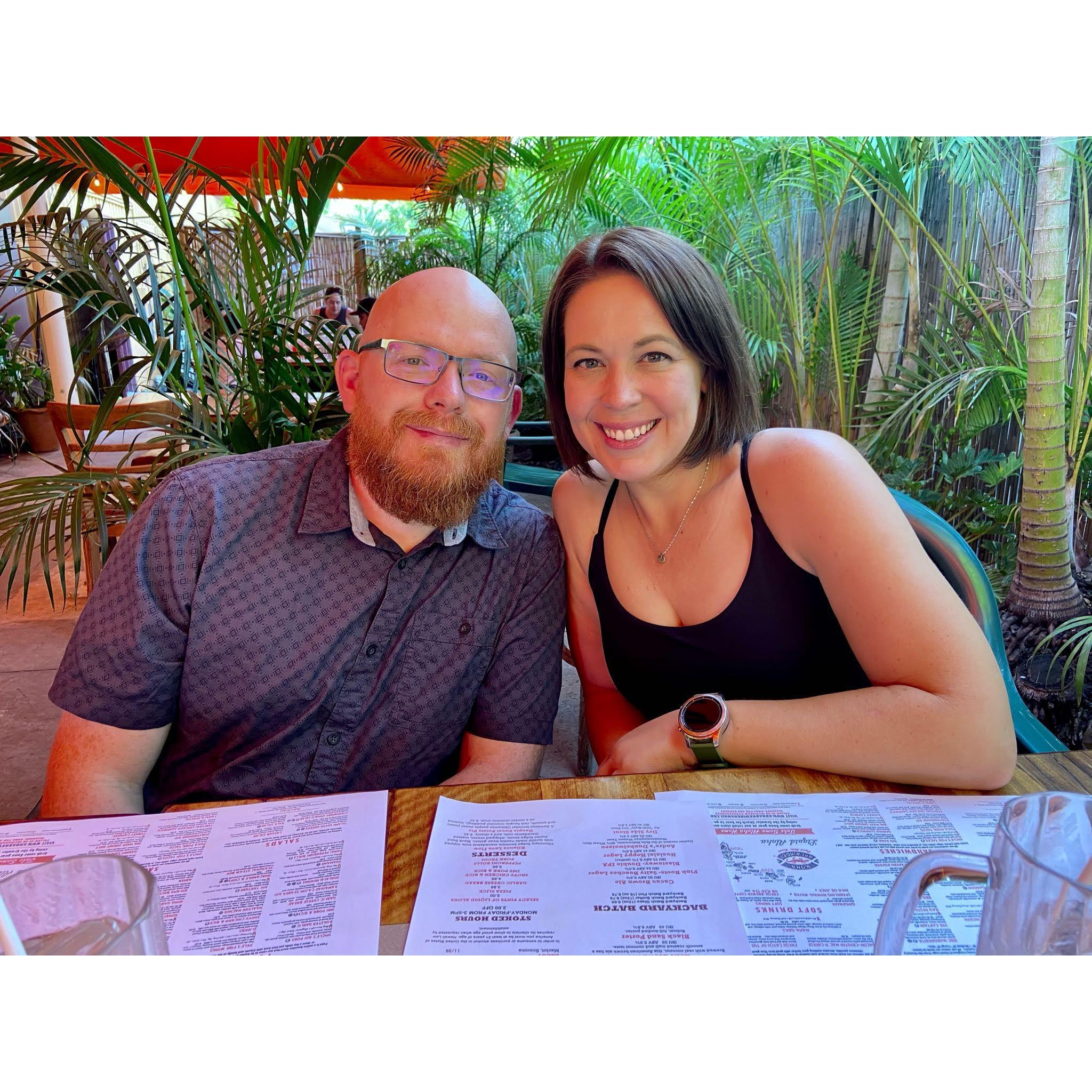 Hawaii, 2021. Just a few days before we our engagement.