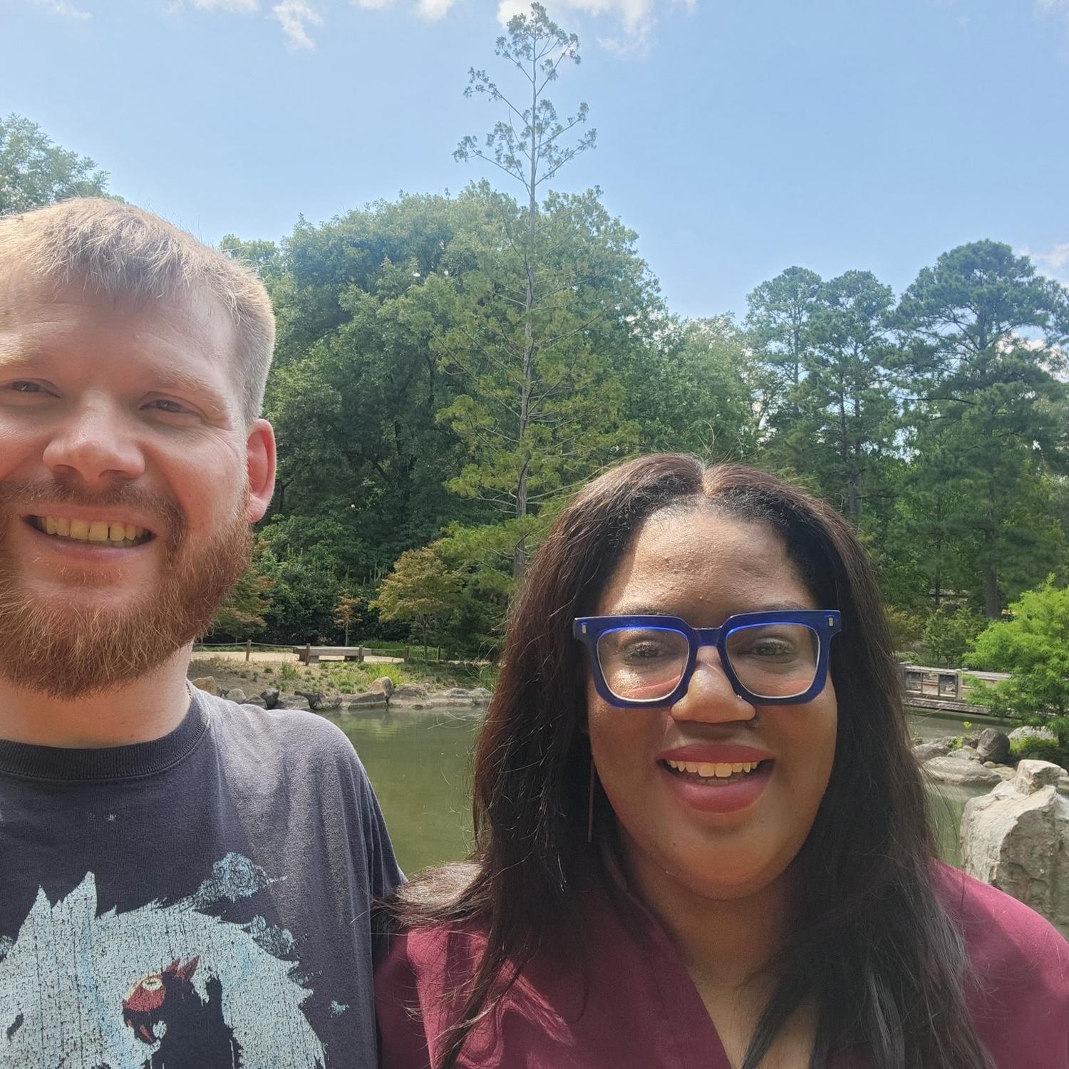 A mini date to the Birmingham Botanical Gardens last August!