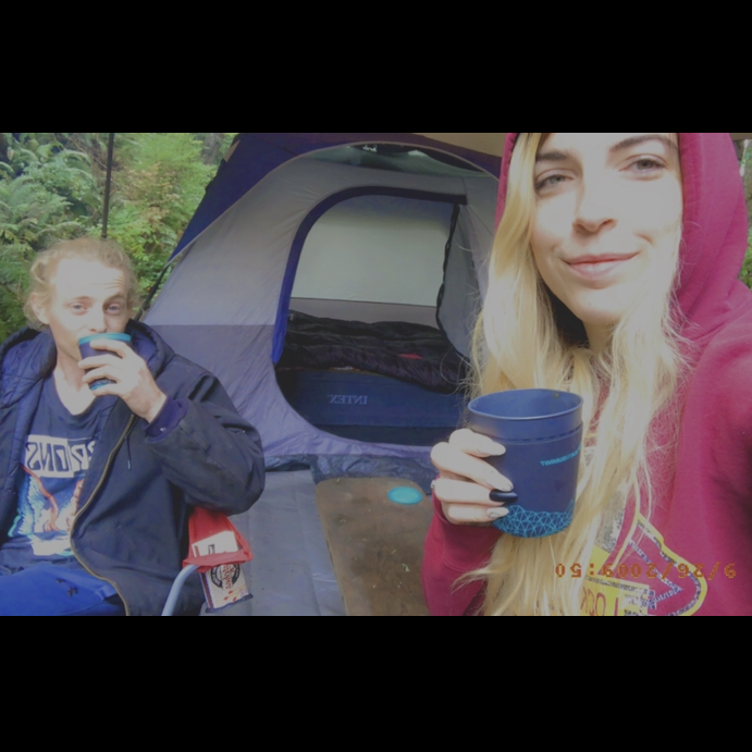 Camping for our 1 year anniversary :)