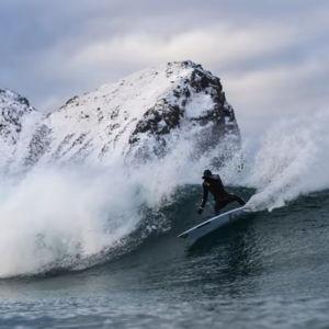 Honeymoon Surf Day in Norway