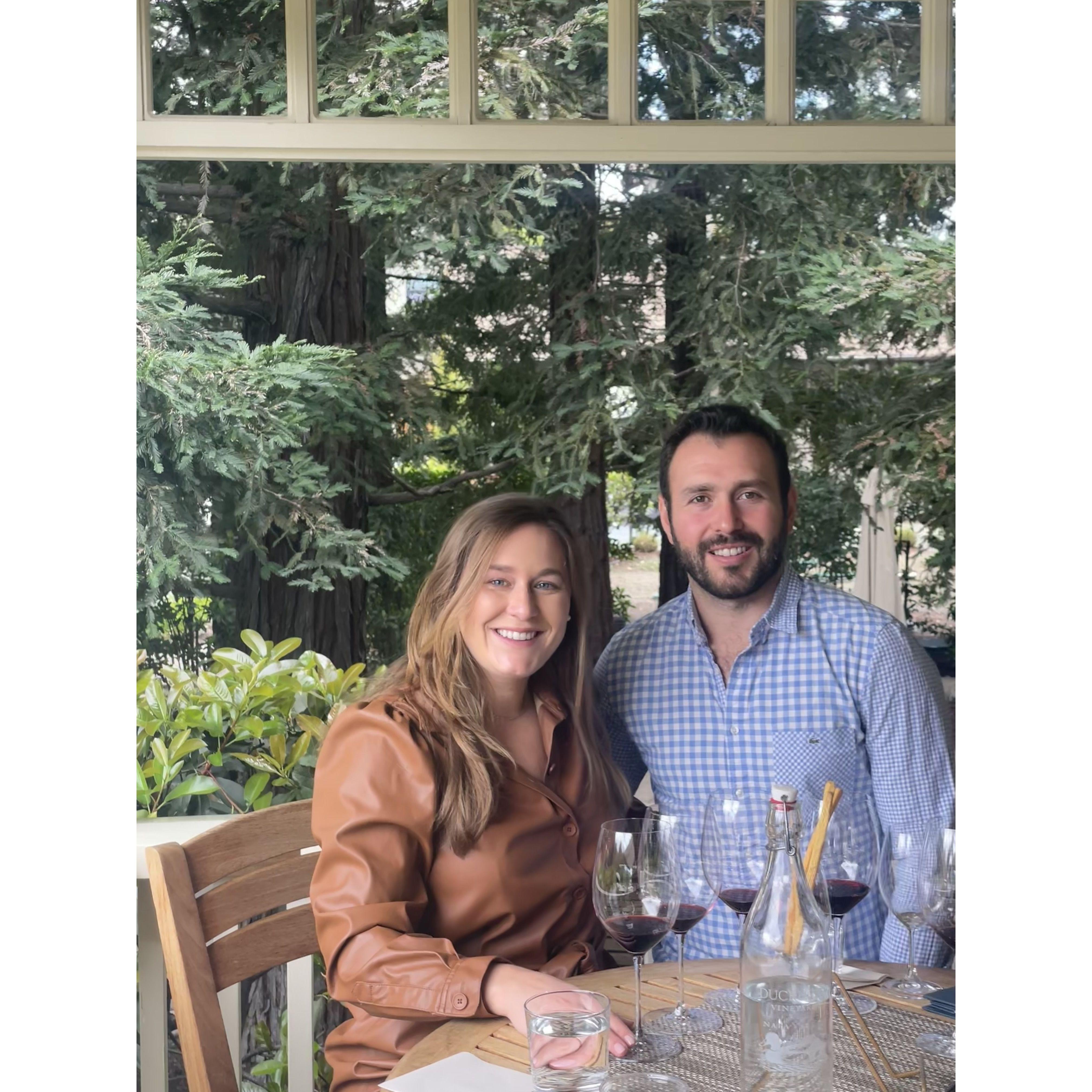 Wine tasting in Napa!