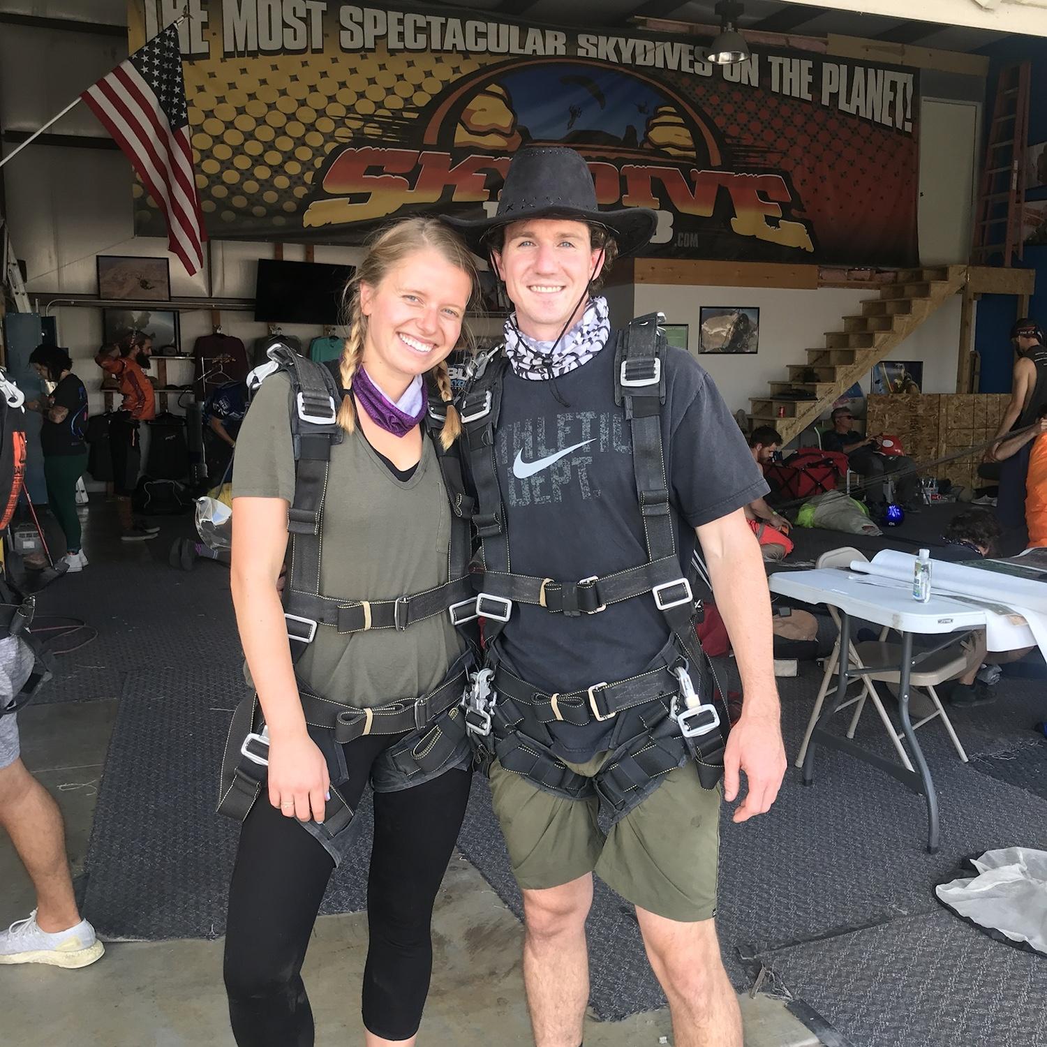 Skydiving in Moab, UT