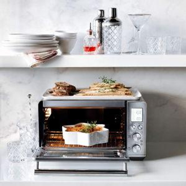 Breville Smart Oven Air Fryer in Brushed Stainless Steel + Reviews | Crate & Barrel