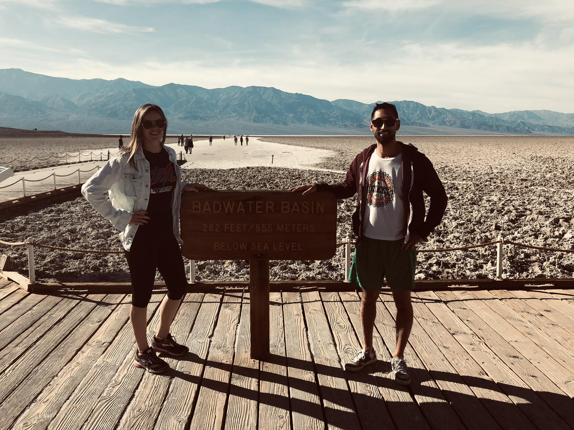 They’ve been to the lowest point in the US together