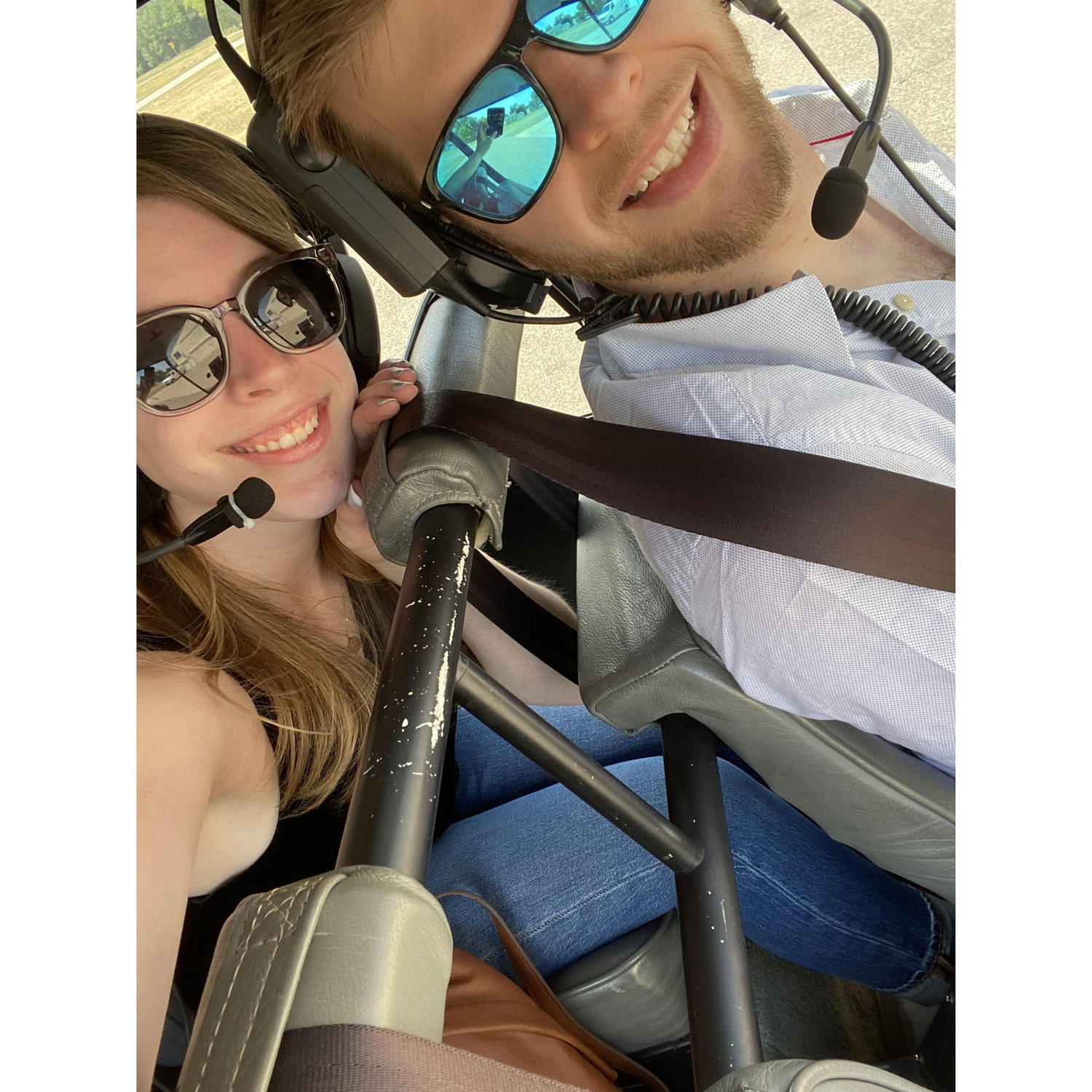 06/25/2021: Erin surprised Nick with a helicopter tour of Minneapolis & St. Paul to celebrate his birthday in 2021.