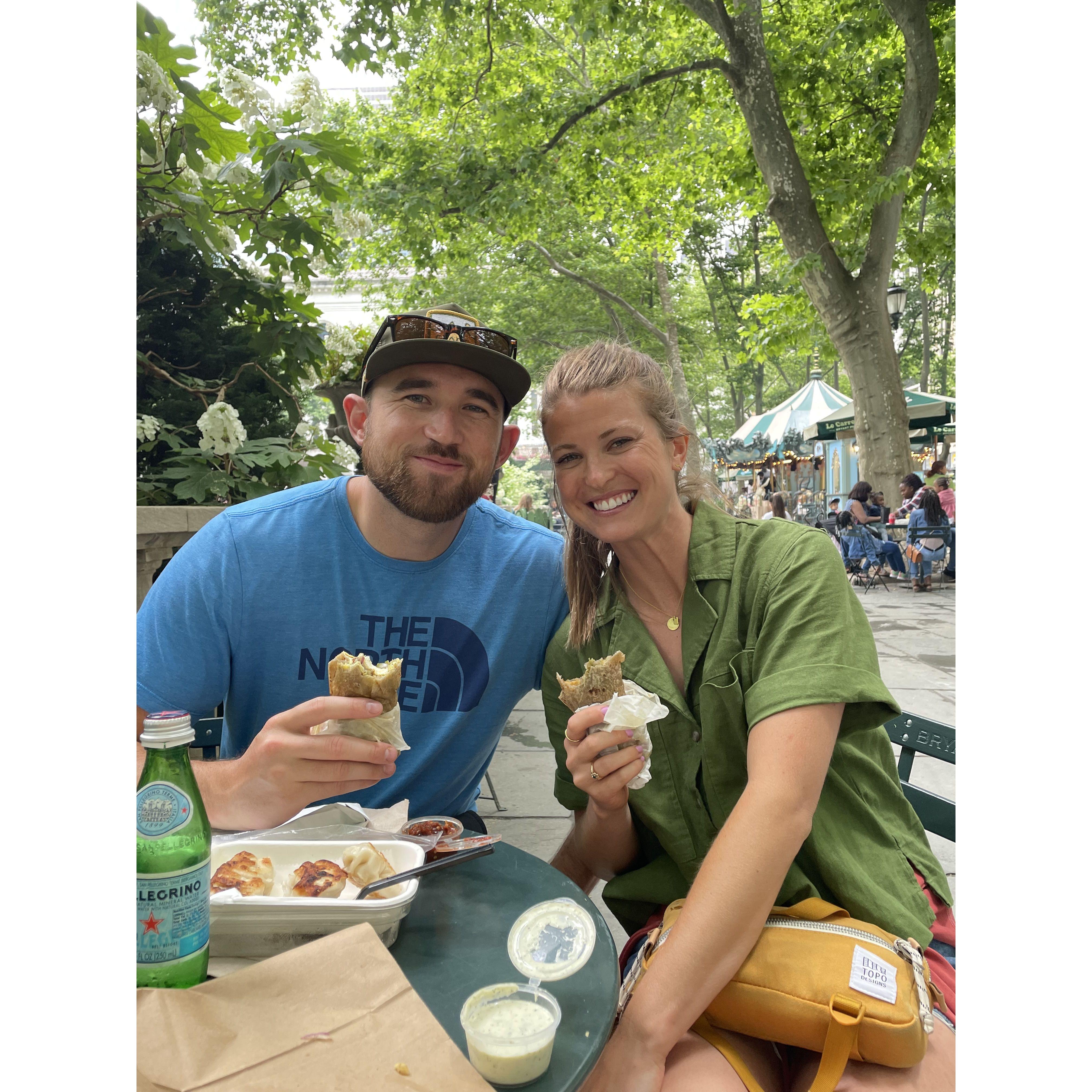 Yummy food in New York!