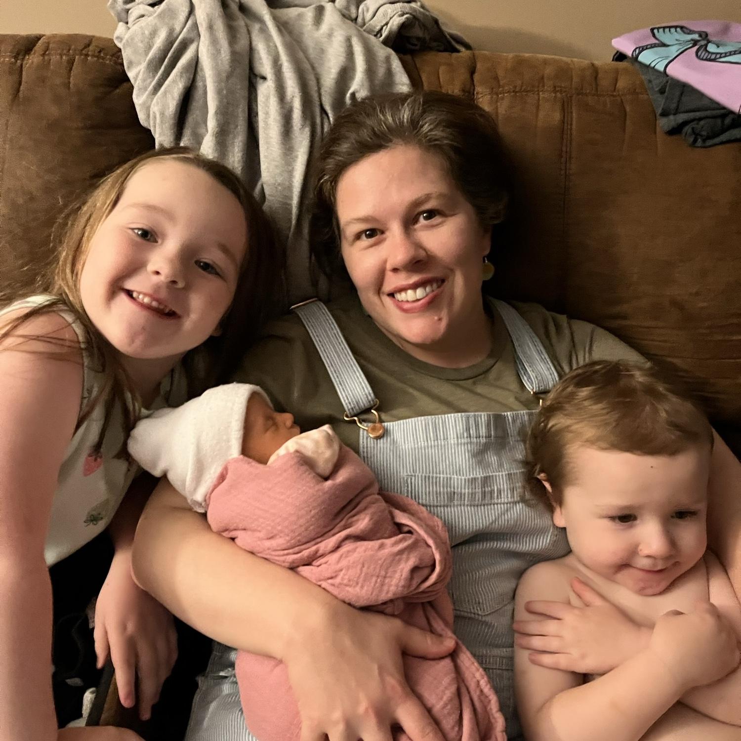 Aunt Jessie and some of her babies!