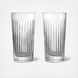 Gin Journeys Aras Highball Glass, Set of 2