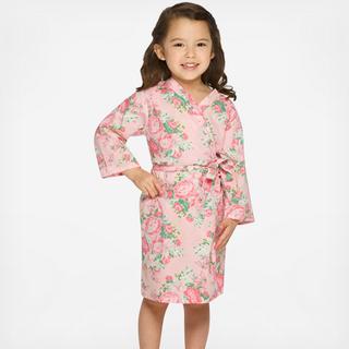 Flower Girl Cotton Floral Robe