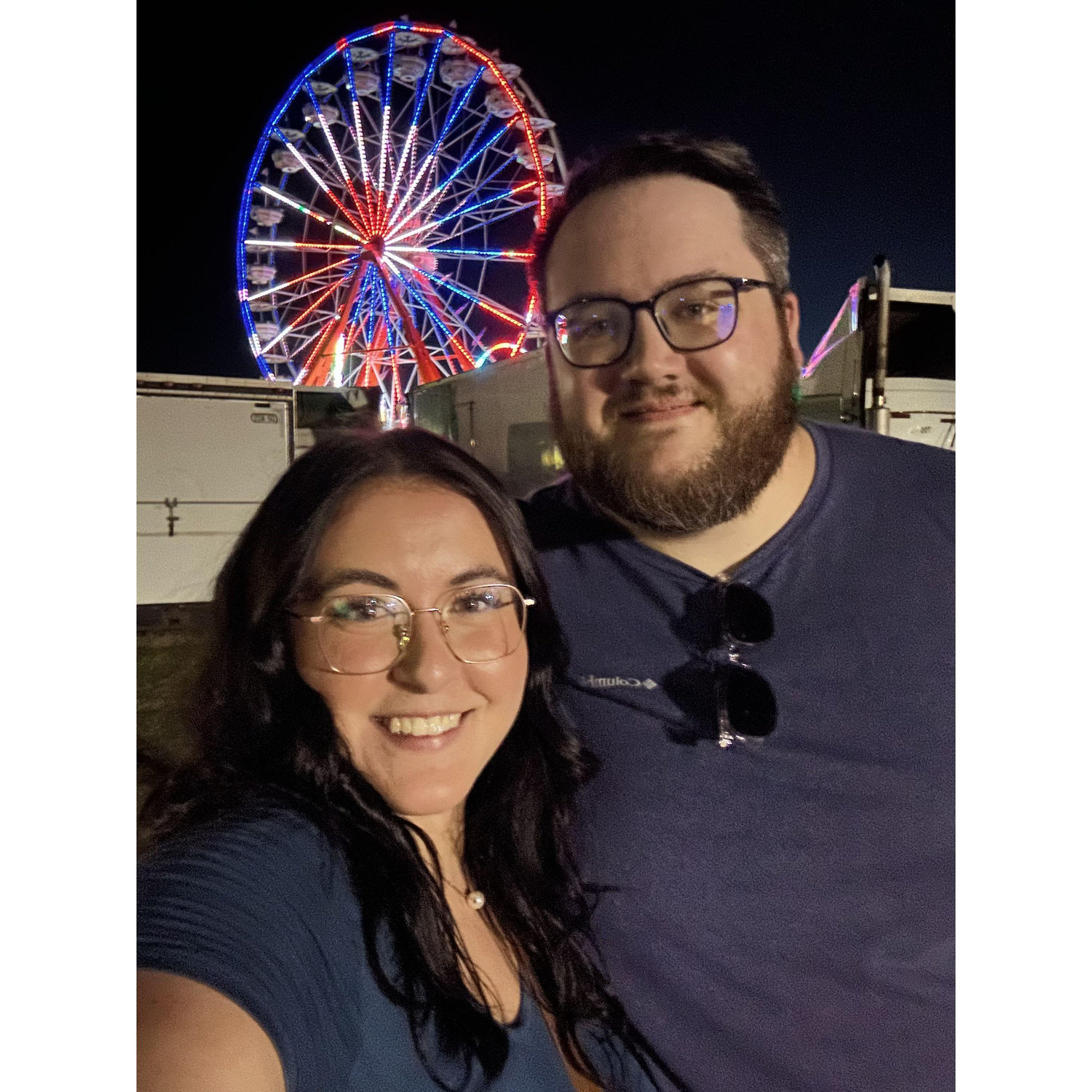 Our first Kansas State Fair together. Danae had been dreaming about walking around the fair with a boyfriend her whole life, and it finally happened with the best guy!